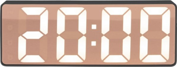 Designové LED hodiny - budík 5877BK Karlsson 16cm