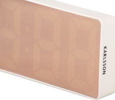 Designové LED hodiny - budík 5877WH Karlsson 16cm