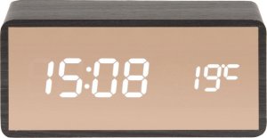 Designové LED hodiny - budík 5878BK Karlsson 15cm