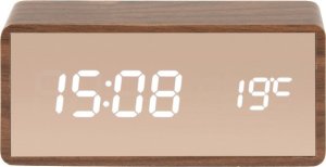 Designové LED hodiny - budík 5878DW Karlsson 15cm