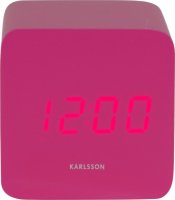 Designové LED hodiny s budíkem 5982BP Karlsson 7cm