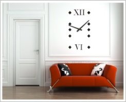 Designové nástěnné hodiny 1577 Calleadesign 140cm (2 barvy)