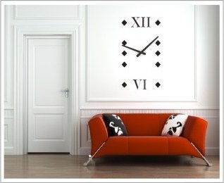 Designové nástěnné hodiny 1577 Calleadesign 140cm (2 barvy)