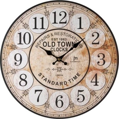 Designové nástěnné hodiny 21439 Lowell  34cm