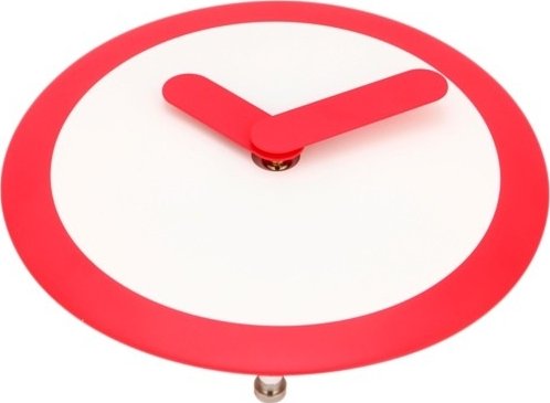 Nástěnné hodiny 2615ro Nextime Stripey red 25cm