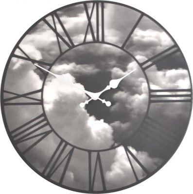 Designové nástěnné hodiny 3037 Nextime Clouds 39cm
