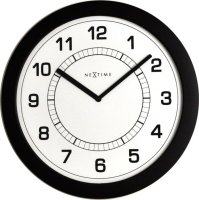 Designové nástěnné hodiny 3045zw Nextime Super slim 28cm