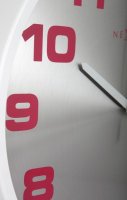 Designové nástěnné hodiny 3053wi Nextime Dash white 35cm