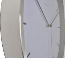 Designové nástěnné hodiny 3071wi Nextime Company White Stripe 35cm