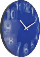 Designové nástěnné hodiny 3077bl Nextime 3D 39cm
