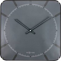Designové nástěnné hodiny 3173 Nextime Michael Dome Grey 35cm