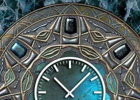 Designové nástěnné hodiny 3803-0002 DX-time 40cm