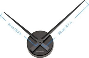 Designové nástěnné hodiny 4348SI Karlsson 48cm