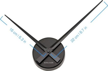 Designové nástěnné hodiny 4348SI Karlsson 48cm