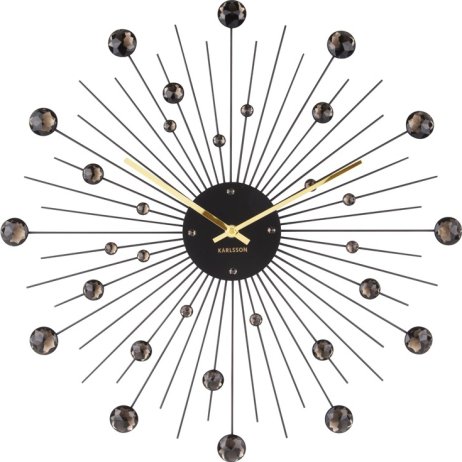 Designové nástěnné hodiny 4859BK Karlsson 50cm