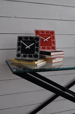 Designové nástěnné hodiny 5184ro Nextime Square 20cm