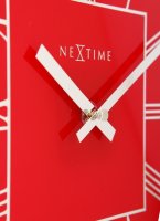 Designové nástěnné hodiny 5184ro Nextime Square 20cm