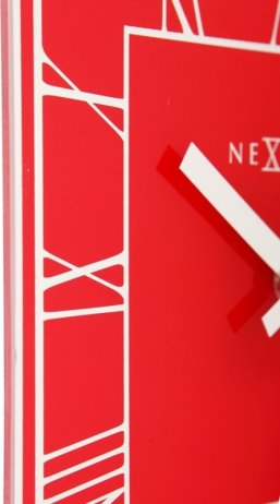 Designové nástěnné hodiny 5184ro Nextime Square 20cm