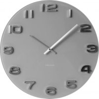 Designové nástěnné hodiny 5489GY Karlsson 35cm