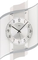 Designové nástěnné hodiny 5516 řízené rádiovým signálem AMS 48cm
