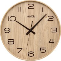 Designové nástěnné hodiny 5522 AMS řízené rádiovým signálem 40cm