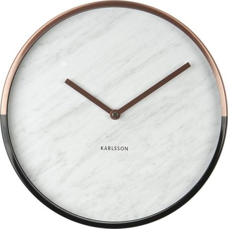 Designové nástěnné hodiny 5605WH Karlsson 30cm