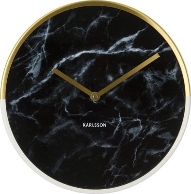 Designové nástěnné hodiny 5606BK Karlsson 30cm