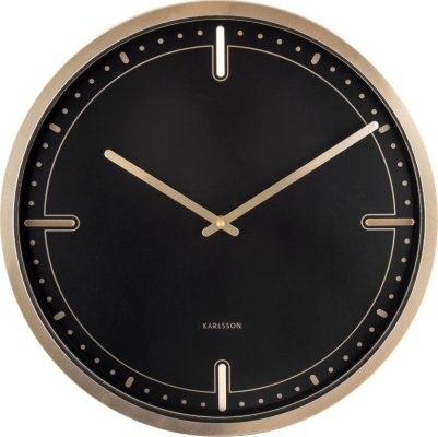 Designové nástěnné hodiny 5727BK Karlsson 42cm