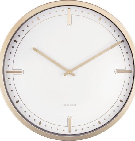 Designové nástěnné hodiny 5727WH Karlsson 42cm