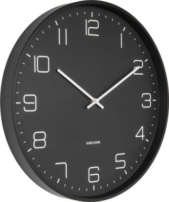 Designové nástěnné hodiny 5751BK Karlsson 40cm