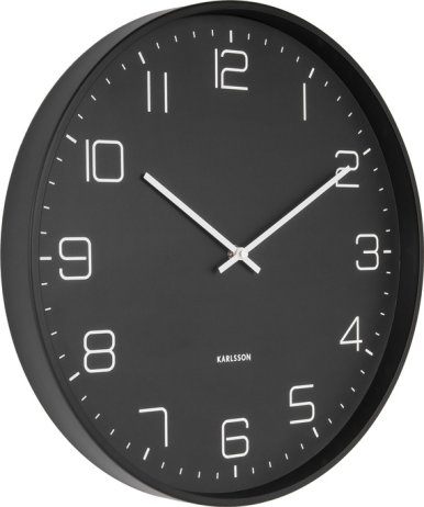 Designové nástěnné hodiny 5751BK Karlsson 40cm