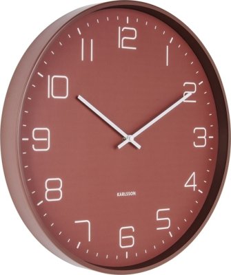 Designové nástěnné hodiny 5751RD Karlsson 40cm