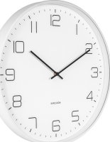 Designové nástěnné hodiny 5751WH Karlsson 40cm