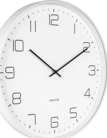 Designové nástěnné hodiny 5751WH Karlsson 40cm