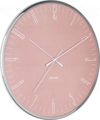 Designové nástěnné hodiny 5754PI Karlsson 40cm