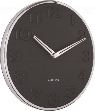 Designové nástěnné hodiny 5759BK Karlsson 30cm