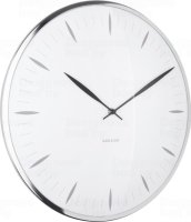 Designové nástěnné hodiny 5761WH Karlsson 40cm