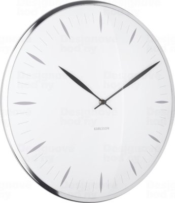 Designové nástěnné hodiny 5761WH Karlsson 40cm