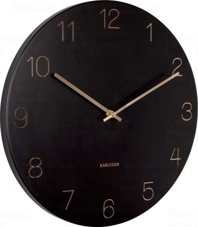 Designové nástěnné hodiny 5762BK Karlsson 40cm