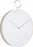 Designové nástěnné hodiny 5765WH Karlsson 34cm