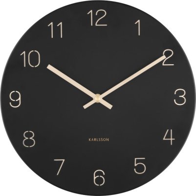 Designové nástěnné hodiny 5788BK Karlsson 30cm