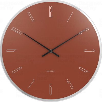 Designové nástěnné hodiny 5800BR Karlsson 40cm