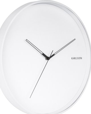 Designové nástěnné hodiny 5807WH Karlsson 40cm