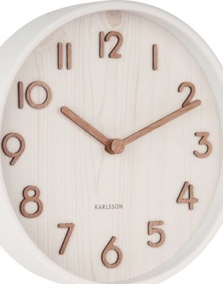 Designové nástěnné hodiny 5808WH Karlsson 22cm