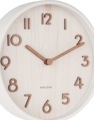 Designové nástěnné hodiny 5808WH Karlsson 22cm