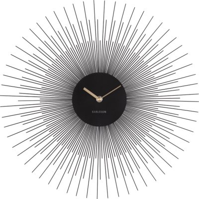 Designové nástěnné hodiny 5817BK Karlsson 45cm