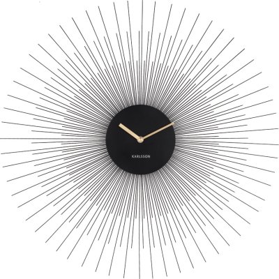 Designové nástěnné hodiny 5818BK Karlsson 60cm