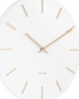 Designové nástěnné hodiny 5821WH white Karlsson 30cm