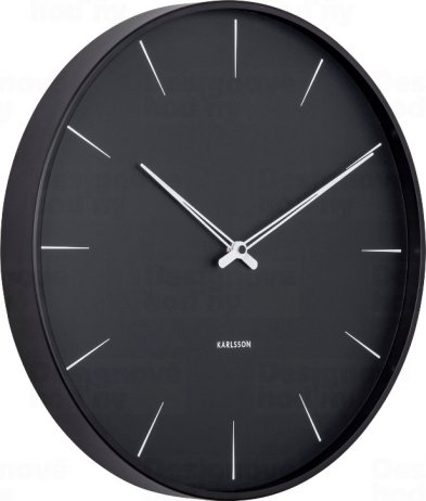Designové nástěnné hodiny 5834BK Karlsson 40cm