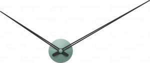 Designové nástěnné hodiny 5837GR Karlsson green 90cm